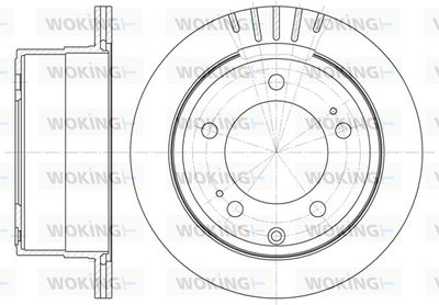 D6173510 WOKING Тормозной диск