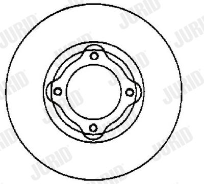 561539J JURID Тормозной диск