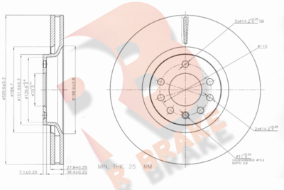 78RBD29213 R BRAKE Тормозной диск