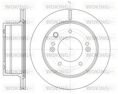 D699310 WOKING Тормозной диск