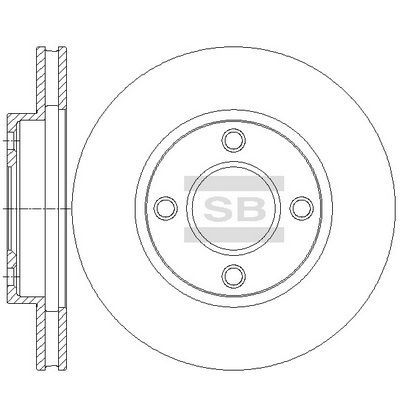 SD4265 Hi-Q Тормозной диск