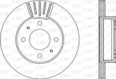 BDR228920 OPEN PARTS Тормозной диск