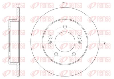 6143200 REMSA Тормозной диск