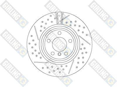 6066065 GIRLING Тормозной диск