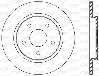 BDA253310 OPEN PARTS Тормозной диск