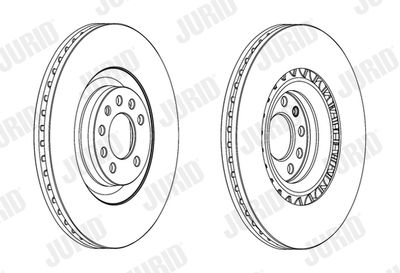 562579JC JURID Тормозной диск