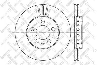 60204758VSX STELLOX Тормозной диск