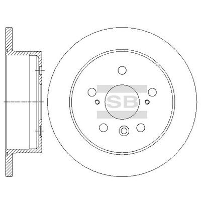 SD4051 Hi-Q Тормозной диск