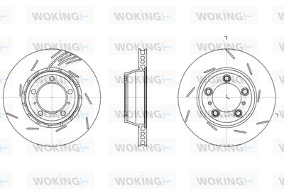D6186110 WOKING Тормозной диск