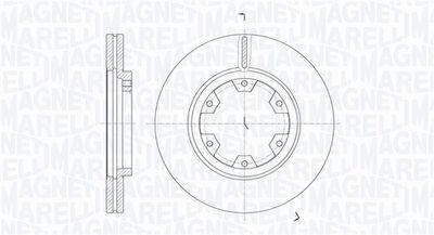 361302040332 MAGNETI MARELLI Тормозной диск