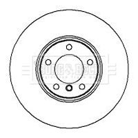 BBD5866S BORG & BECK Тормозной диск