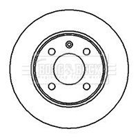 BBD4021 BORG & BECK Тормозной диск