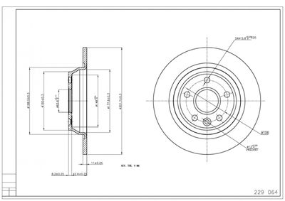 229064 HART Тормозной диск