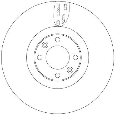 DF6140 TRW Тормозной диск