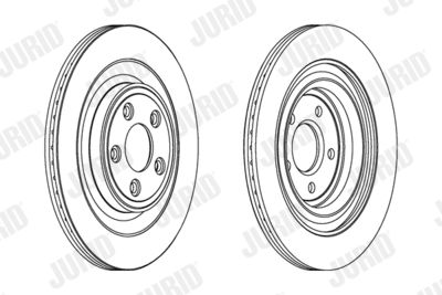 563027JC JURID Тормозной диск