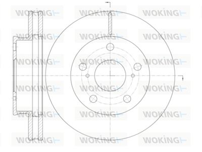 D6142110 WOKING Тормозной диск