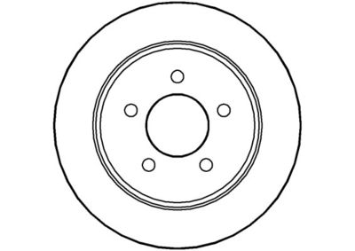 NBD1155 NATIONAL Тормозной диск