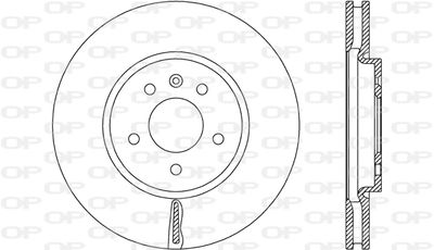 BDA266820 OPEN PARTS Тормозной диск