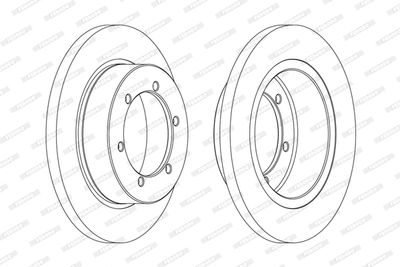 FCR327A FERODO Тормозной диск