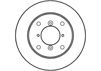 NBD473 NATIONAL Тормозной диск
