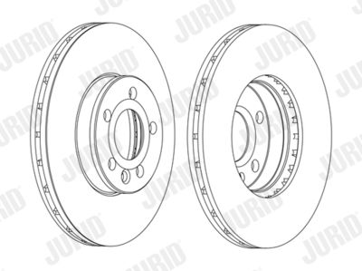 562382JC1 JURID Тормозной диск