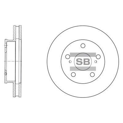 SD4007 Hi-Q Тормозной диск