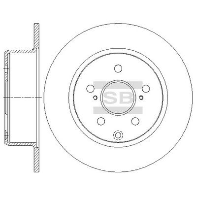 SD4687 Hi-Q Тормозной диск