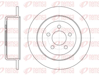 6127100 REMSA Тормозной диск