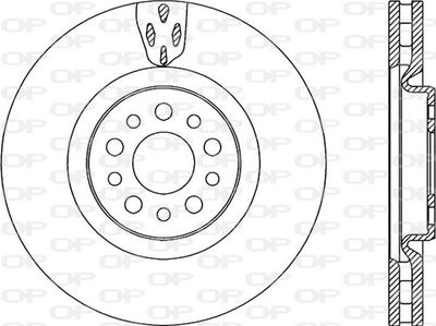 BDA219120 OPEN PARTS Тормозной диск