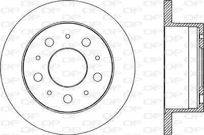 BDA203310 OPEN PARTS Тормозной диск