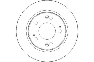 NBD1804 NATIONAL Тормозной диск