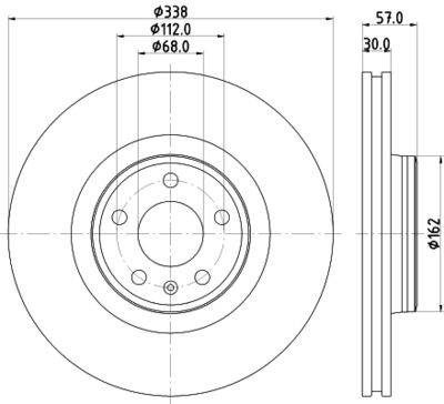 PCD22971 DON Тормозной диск