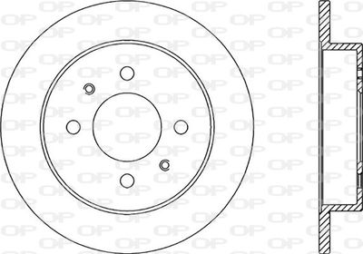 BDR201610 OPEN PARTS Тормозной диск