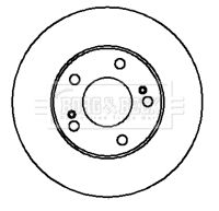 BBD4162 BORG & BECK Тормозной диск