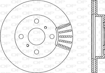 BDR184120 OPEN PARTS Тормозной диск