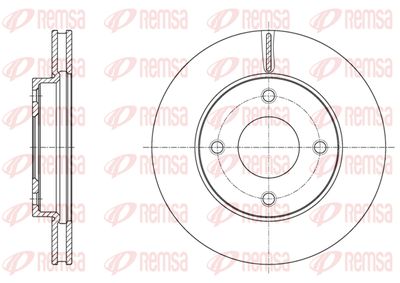 6171610 REMSA Тормозной диск