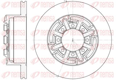 642000 REMSA Тормозной диск