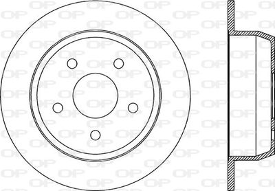 BDR186210 OPEN PARTS Тормозной диск