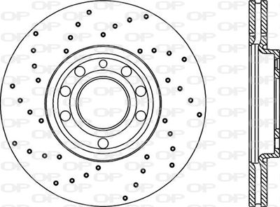 BDRS199125 OPEN PARTS Тормозной диск