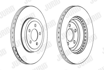 562868JC JURID Тормозной диск