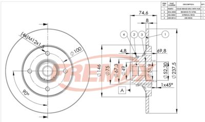 BD4901KT FREMAX Тормозной диск