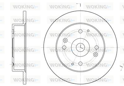 D644800 WOKING Тормозной диск
