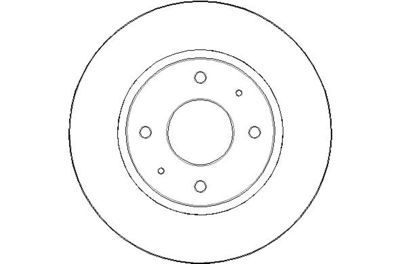 NBD1556 NATIONAL Тормозной диск