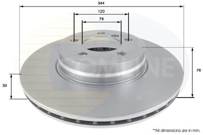 ADC1322V COMLINE Тормозной диск