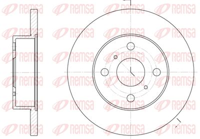 611400 REMSA Тормозной диск