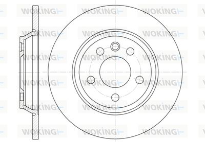 D665900 WOKING Тормозной диск