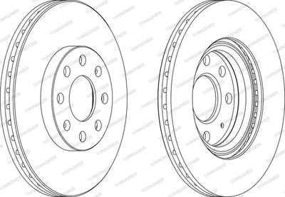 WGR13041 WAGNER Тормозной диск