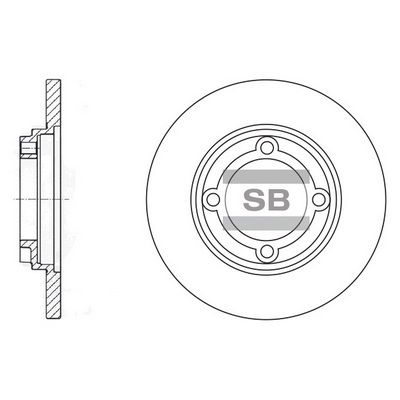 SD2011 Hi-Q Тормозной диск