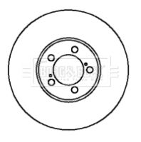 BBD4117 BORG & BECK Тормозной диск