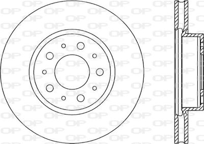 BDR161120 OPEN PARTS Тормозной диск